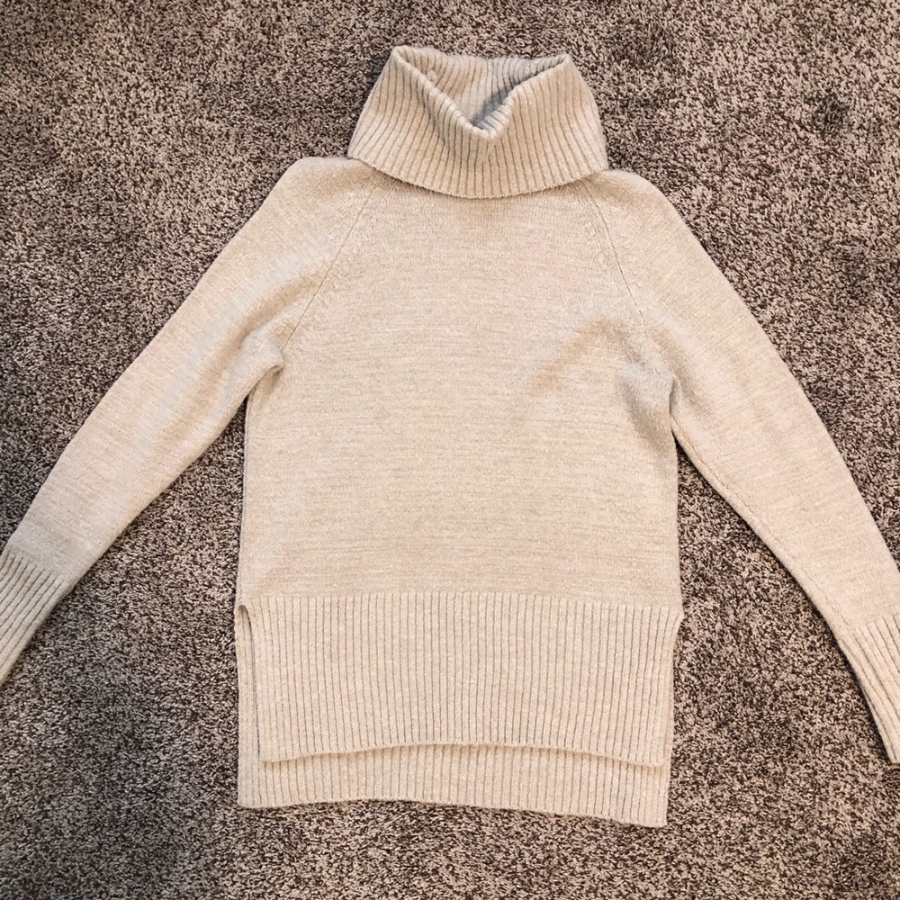 Dynamite Beige Turtleneck Sweater